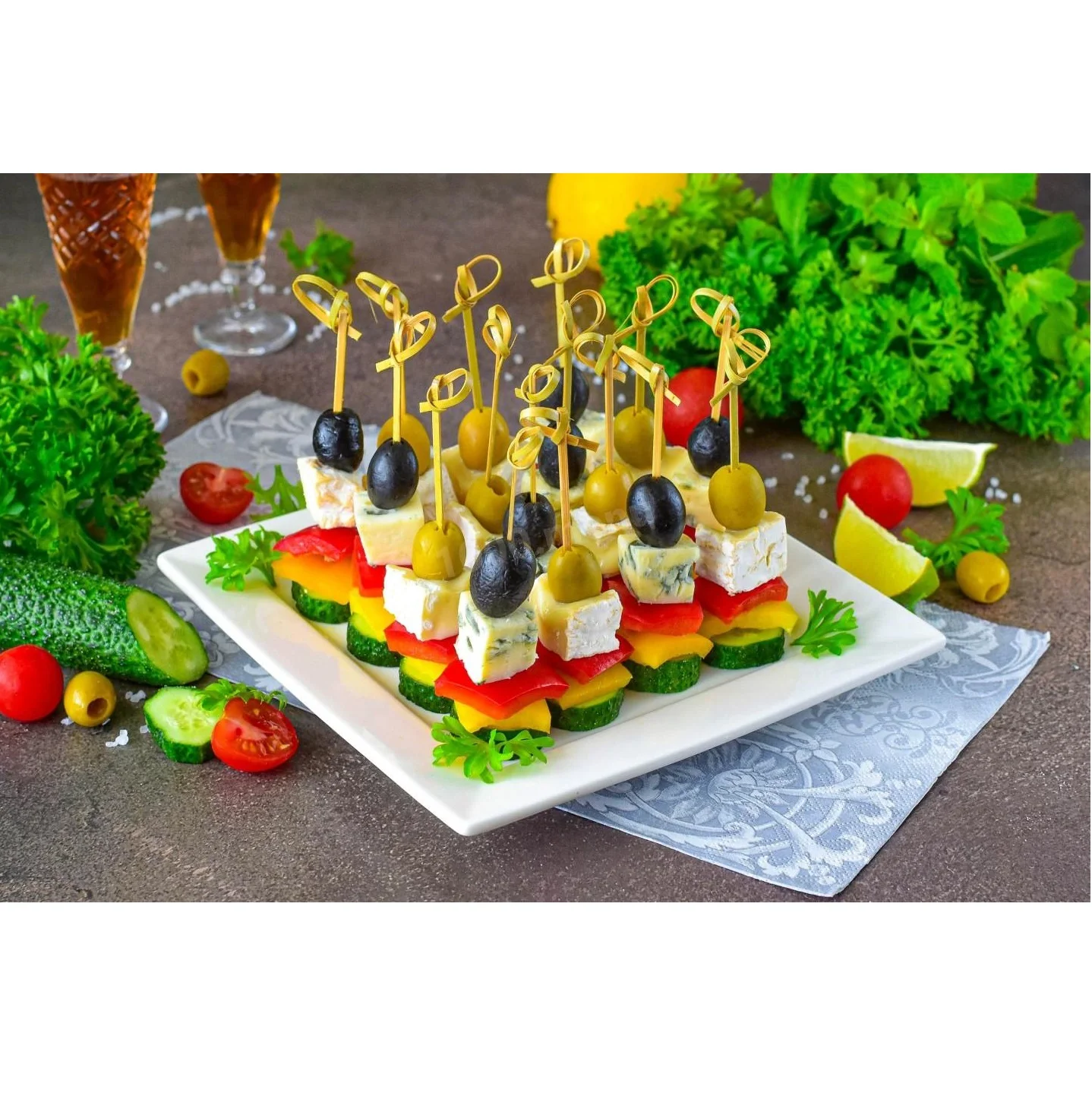 Пика "Узелок" 18 см 100 шт